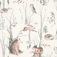 Kids’ World Woodland Walk Wallpaper Neutral 300048