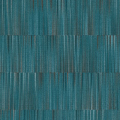 Martinique Linear Textured Vinyl Wallpaper Teal Erismann 10398-19
