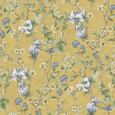 Floral Bird Trail Wallpaper Ochre Holden 13601
