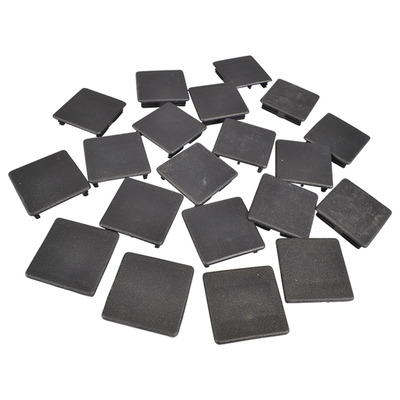 Black PVC End Caps for Slotted Channel  41 x 41mm