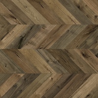 Austrian Chevron 8mm Dark Rustic Oak 4V Laminate Flooring