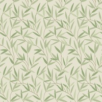 Laura Ashley Willow Leaf Wallpaper Hedgerow Green 113364