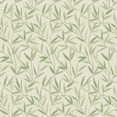 Laura Ashley Willow Leaf Wallpaper Hedgerow Green 113364
