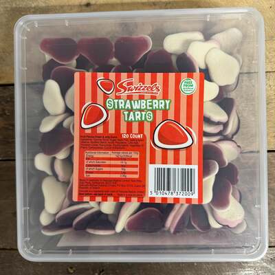 120x Swizzels Strawberry Tarts (1 Tub of 120 Tarts)