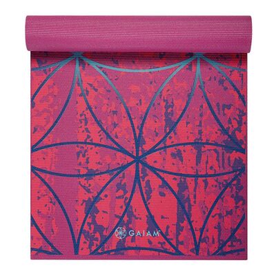 Gaiam Radience 6 MM Yoga Mat - Pink
