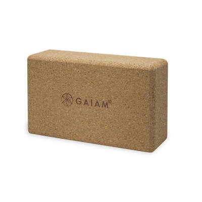Yoga Style Yoga Block Made Of Cork - Brown
