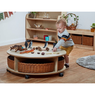 Single Tier Mobile Circular Storage Unit