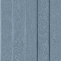 Beaded Wood Panel Wallpaper Blue World of Wallpaper 5914
