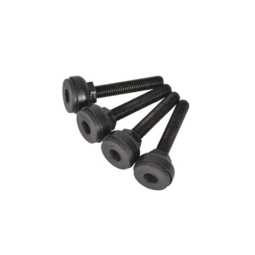 4x Adjustable Cabinet Feet for Cobra Case Metal Racks - Pack of 4