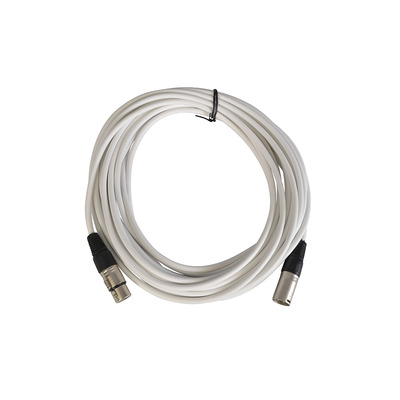 Balanced Mic Lead XLR Male to XLR Female - 10m White