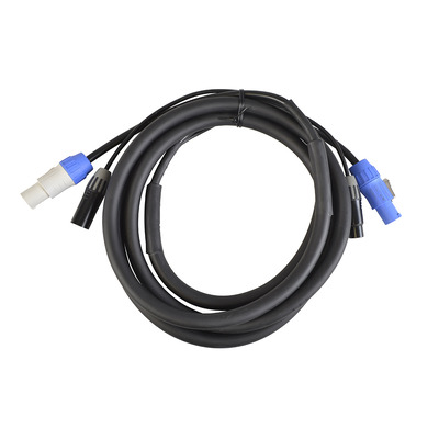 4 Pin XLR and Powercon Combi Cables DMX Lighting 15 Amp 3m Length