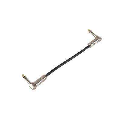 Pedal Board Patch Lead Right Angled Jack to Jack 150cm with Metal Jacks