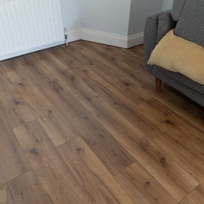 Smoked Oak 12mm Classic Laminate Flooring