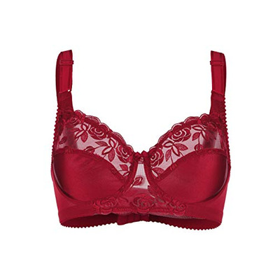 Miss Mary Of Sweden Rose Bra - English Red - 36B

