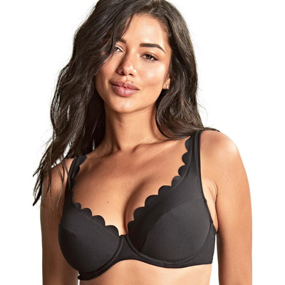 Panache Spirit Lauren Plunge Bikini Top - Black - 30E

