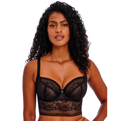 Freya Sydnie Longline Bra - Black
