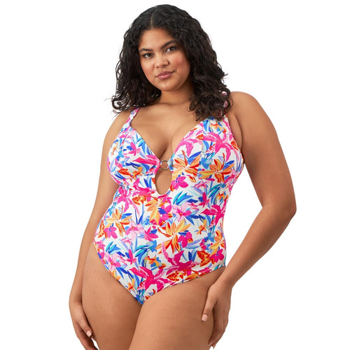 Elomi Savaneta Swimsuit - White