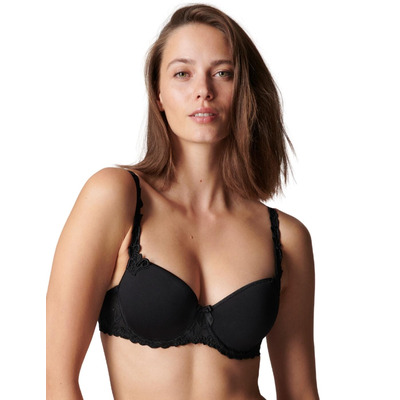 Simone Perele Andora Padded Half Cup Bra - Black - 36E
