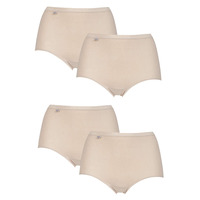 Sloggi Basic+ Maxi Brief 3 Pack + 1 Free – Skin – XL – 16