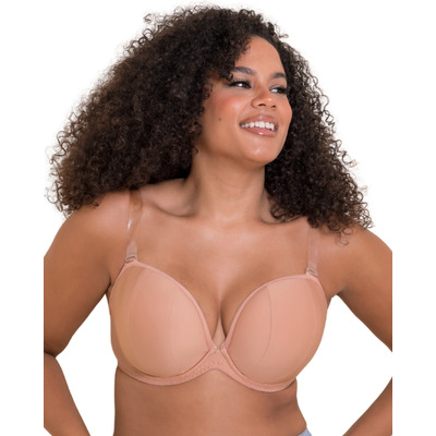 Curvy Kate Superhero Multiway Padded Plunge Bra - Latte
