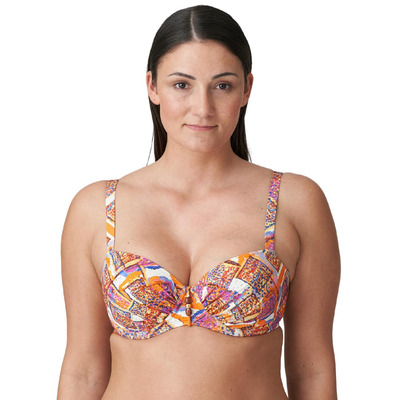 Prima Donna Swim Navalato Padded Balcony Bikini Top - Summer Sunset - 34C
