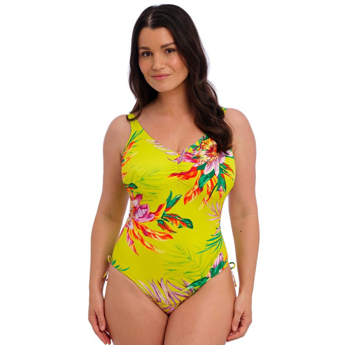 Fantasie Cala Macarella Underwired V Neck Swimsuit - Zest