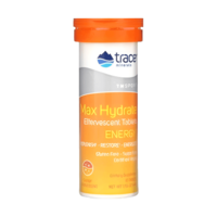 Max Hydrate Energy | Orange Effervescent Tablets | Trace Minerals