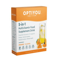OPTIYOU | Multivitamin | Orange Flavour | 8 sachets