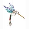 Wild Things  Fantasy Glass Hummingbird Suncatcher  Rainbow