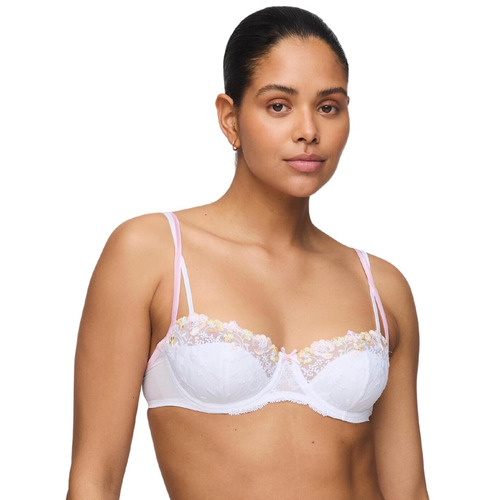 Marie Jo Lizelot Half Padded Balcony Bra - White
