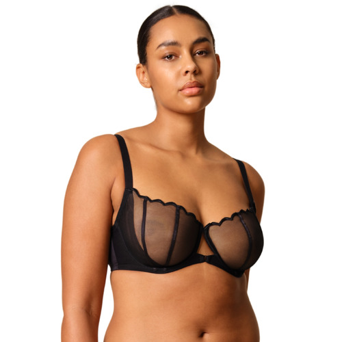 Gossard Obsession Non Padded Balconette Bra - Black