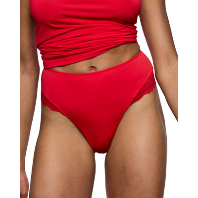 Marie Jo Soft Studio High Waisted Thong - True Red