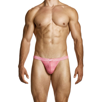 Image of Modus Vivendi Air Bubble Tanga Brief - Dusty Pink