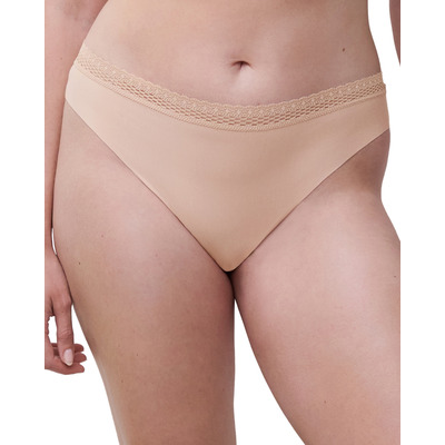 Chantelle Cozy Chic Tanga Brief - Clay Nude