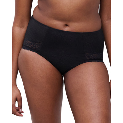 Chantelle Sublime High-Waisted Support Full Brief - Black