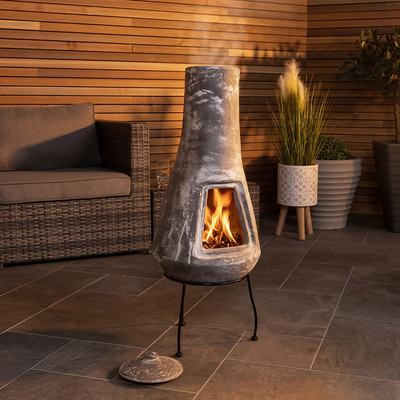 Snug Medium Barcelona Clay Chiminea