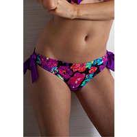 Pour Moi Cosmopolitan Tie Side Bikini Brief – Floral Print – XS – 8