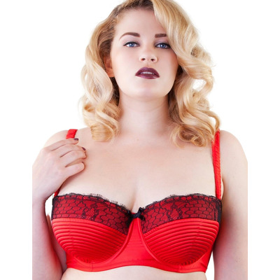 Playful Promises Portia Full Cup Bra - Flame Red