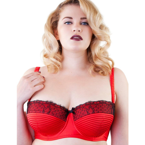 Playful Promises Portia Full Cup Bra - Flame Red
