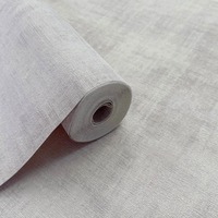 Linen Textured Heavyweight Vinyl Wallpaper Grey World of Wallpaper WOW162