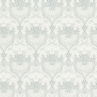 Sophia Floral Vinyl Wallpaper Grey Rasch 710069
