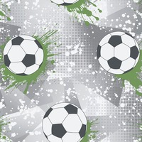 Football Frenzy Wallpaper Grey / Green Holden 14092