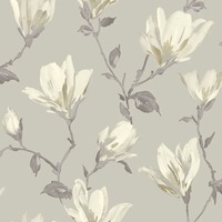 Lily Floral Wallpaper Natural Arthouse 925005