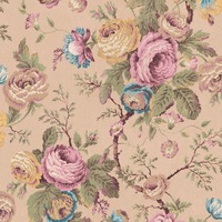 Laura Ashley Uffington Roses Wallpaper Plaster Pink 140323