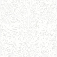 William Morris At Home Brother Rabbit Paintable Wallpaper 142104