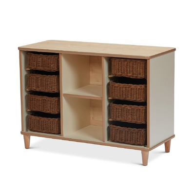 Shallow Basket Tray Storage Unit