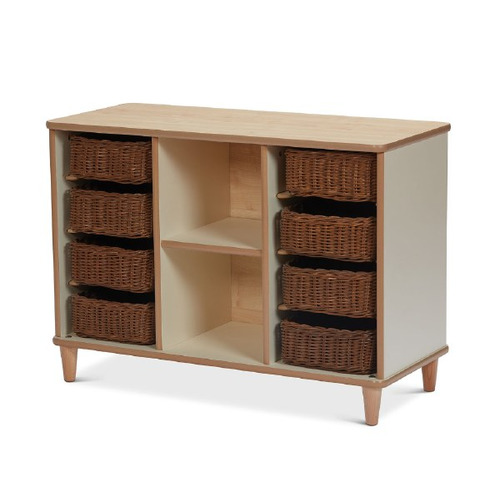 Shallow Basket Tray Storage Unit