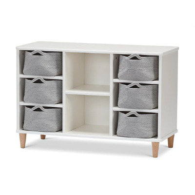 Bambino Shallow Rope Basket Storage