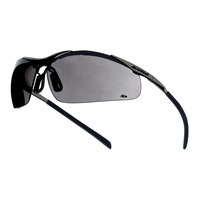 Image of Bolle Contour Metal Frame Smoke Safety Glasses