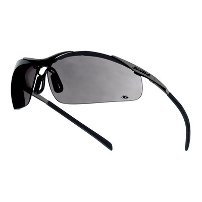 Bolle Contour Metal Frame Smoke Safety Glasses
